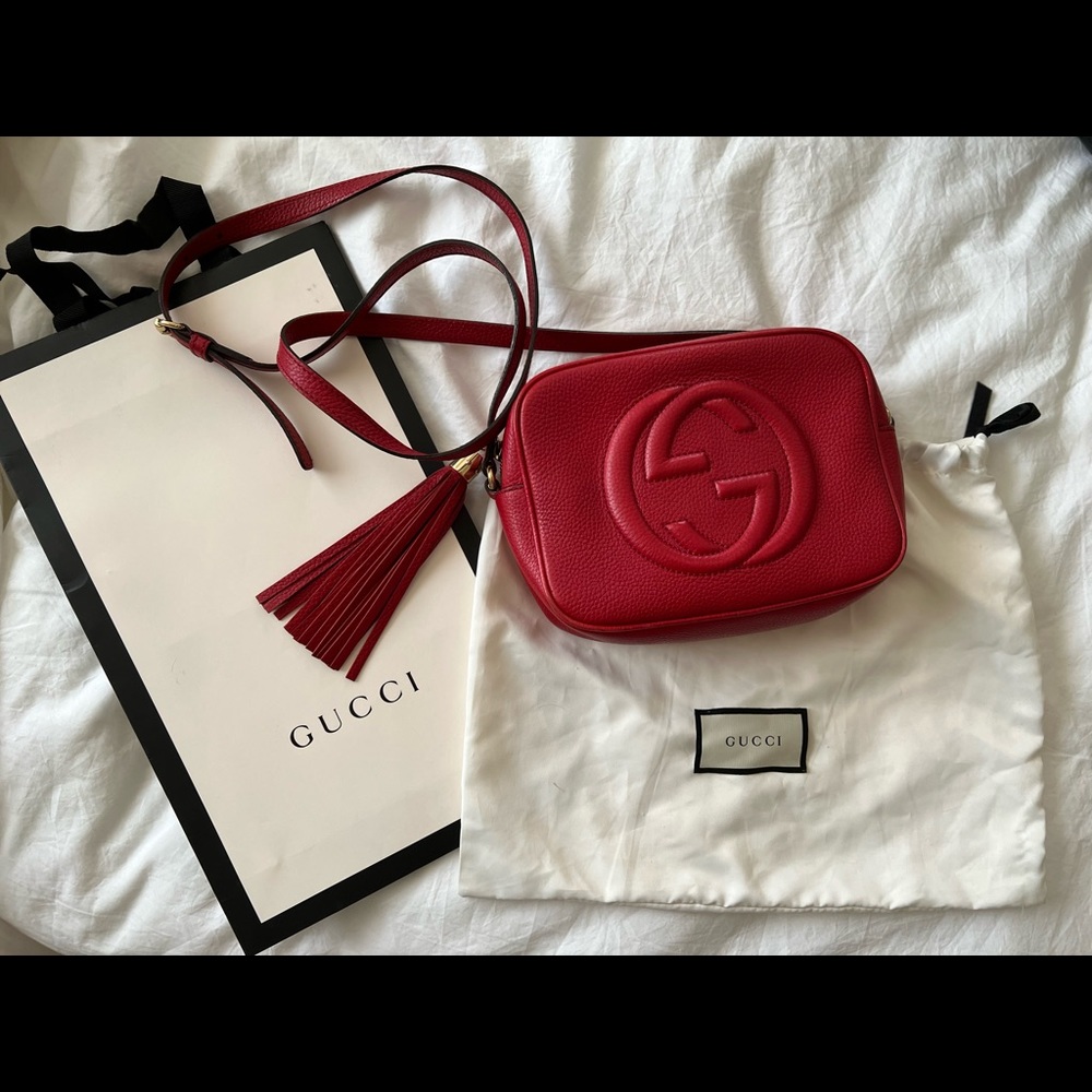 Gucci Small Soho Red Disco Bag